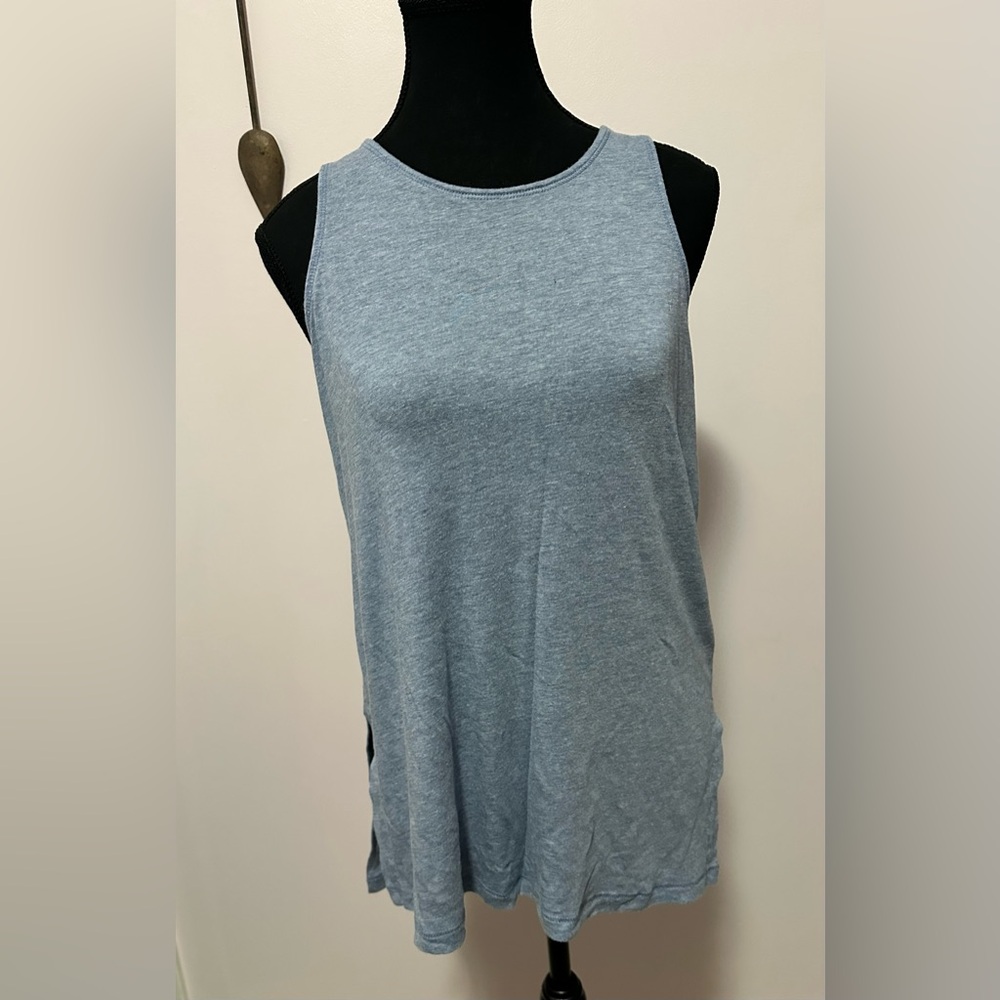 Women's Blue Sleeveless Top
